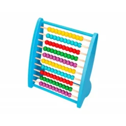 Abaco madera liderpapel 100 bolas colores 200x100x260 mm