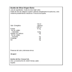 ACEITE OLIVA VIRGEN EXTRA LA ESPAÑOLA CAPSULA MONODOSIS 15 ML CAJA DE 120 UNIDADES