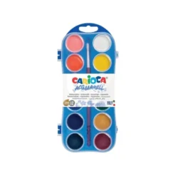 ACUARELA CARIOCA 12 COLORES CON PINCEL ESTUCHE DE PLASTICO