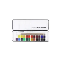 ACUARELA DALER ROWNEY GRADUATE CAJA METAL DE 24 UNIDADES COLORES SURTIDOS