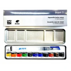 Acuarela Wingo Artist Start Estuche de 12 Colores Surtidos + Pincel rellenable