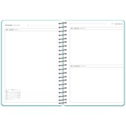 AGENDA ESCOLAR ANTARTIK 26-27 ESPIRAL PACK AND GO DIA PAGINAA5+ BILINGÜE 80G PAPEL FSC MENTA