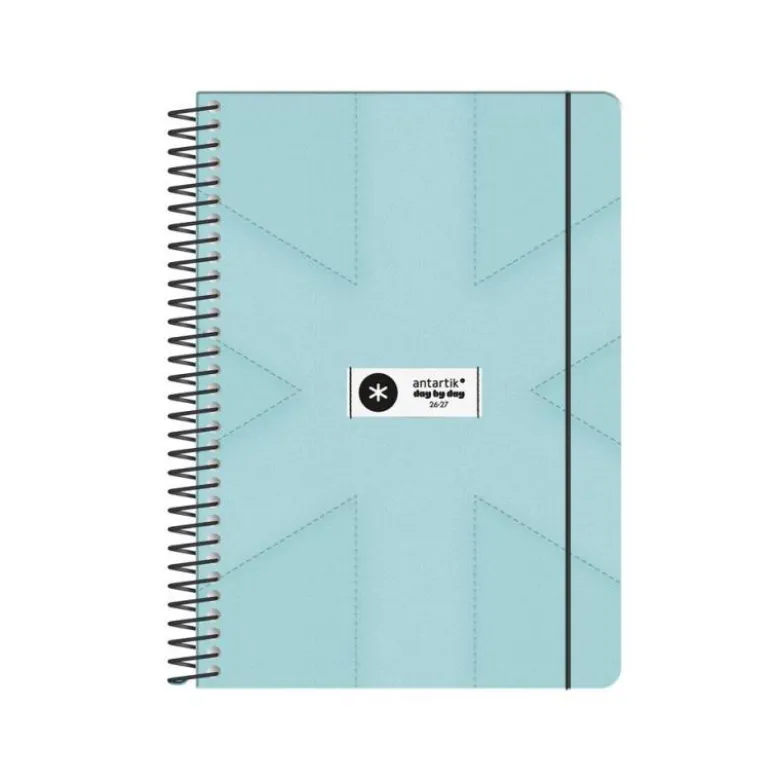 AGENDA ESCOLAR ANTARTIK 26-27 ESPIRAL PACK AND GO DIA PAGINAA5+ BILINGÜE 80G PAPEL FSC MENTA