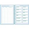 AGENDA ESCOLAR LIDERPAPEL 26-27 ESPIRAL CLASSIC DIA PAGINA A5 BILINGUE 70G PAPEL FSC AZUL