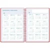 AGENDA ESCOLAR LIDERPAPEL 26-27 ESPIRAL CLASSIC 2 DIAS PAGINA A5 BILINGUE 70G PAPEL FSC ROJO