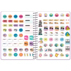 AGENDA ESCOLAR LIDERPAPEL 26-27 ESPIRAL ORIENTAL DIA PAGINA A6+ BILINGUE 80G PAPEL FSC SACAPUNTAS