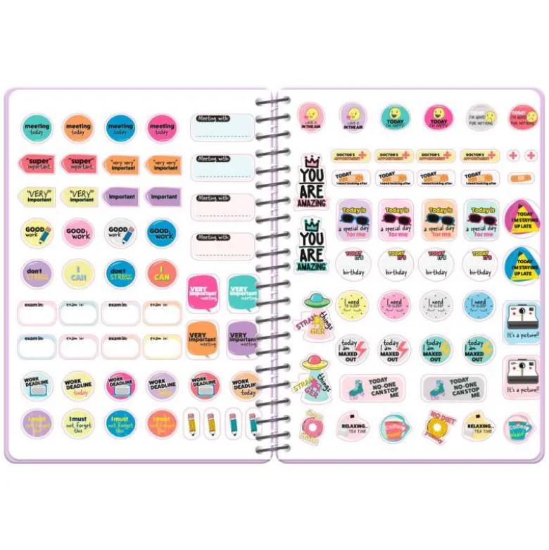 AGENDA ESCOLAR LIDERPAPEL 26-27 ESPIRAL ORIENTAL DIA PAGINA A6+ BILINGUE 80G PAPEL FSC SACAPUNTAS