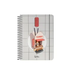 AGENDA ESCOLAR LIDERPAPEL 26-27 ESPIRAL ORIENTAL DISEÑOS SURTIDOS BILINGÜE 80 G PAPEL FSC EXPOSITOR 8 UNIDADES