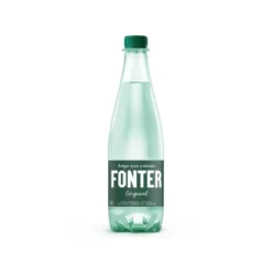 AGUA MINERAL NATURAL CON GAS FONTER BOTELLA DE 500ML