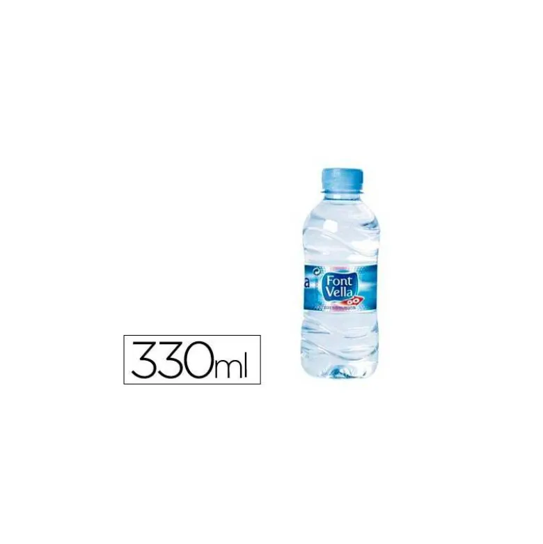 AGUA MINERAL NATURAL FONT VELLA BOTELLA SANT HILARI 330 ML