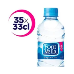 AGUA MINERAL NATURAL FONT VELLA BOTELLA SANT HILARI 330 ML