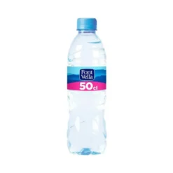 Agua mineral natural Font Vella botella de 500 ml