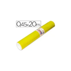 Aironfix Rollo Adhesivo 45cm x 20mt Unicolor Amarillo Brillo 100 MC