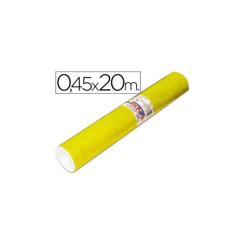 Aironfix Rollo Adhesivo 45cm x 20mt Unicolor Amarillo Brillo 100 MC