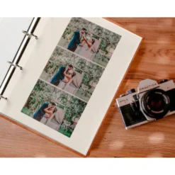 ALBUM DE FOTOS LIDERPAPEL ANILLAS SERIE CLASSIC CON 20 HOJAS AUTOADHESIVAS COLOR MARRON