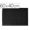 ALFOMBRA PARA SUELO Q-CONNECT PREMIUM PARA INTERIORES ANTIDESLIZANTE FIBRA POLIPROPILENO Y FIELTRO GRIS 60X40 CM