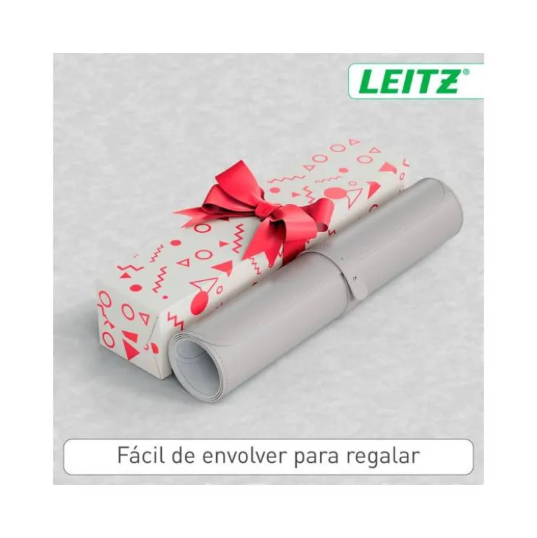 ALFOMBRILLA DE SOBREMESA LEITZ 80X40 CM COLOR GRIS CLARO