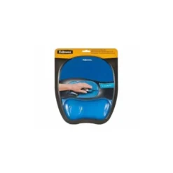 ALFOMBRILLA PARA RATON FELLOWES CON REPOSAMUÑECAS DE ESPUMA MEMORY FOAM AZUL 230X196X20 MM