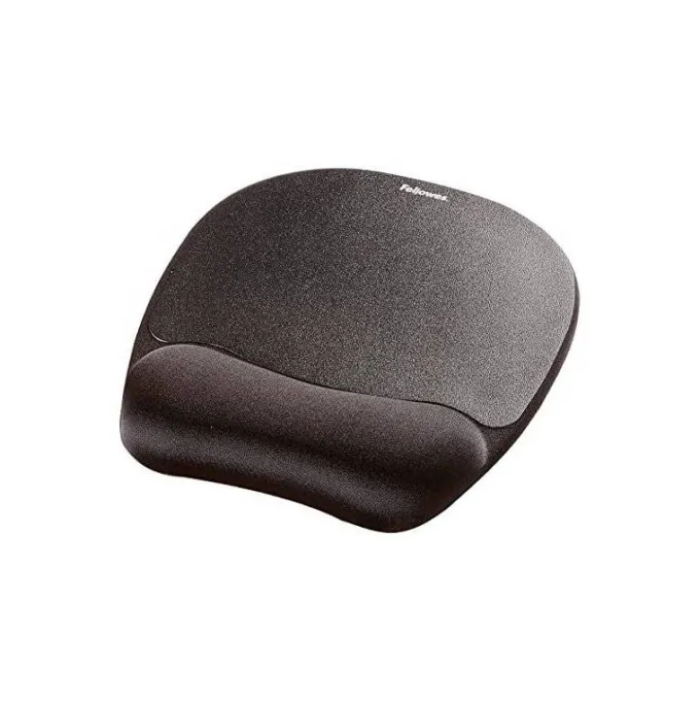 ALFOMBRILLA PARA RATON FELLOWES CON REPOSAMUÑECAS DE ESPUMA MEMORY FOAM NEGRO 230X196X20 MM