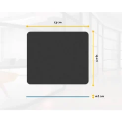 ALFOMBRILLA PARA RATON FELLOWES ESTANDAR RECICLADA 50% COLOR NEGRO