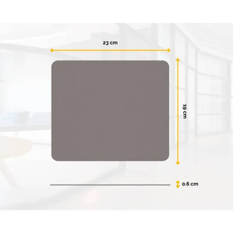 ALFOMBRILLA PARA RATON FELLOWES ESTANDAR RECICLADA 50% COLOR GRIS