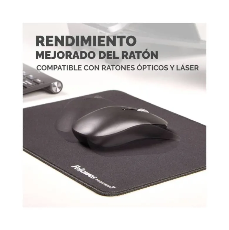 ALFOMBRILLA PARA RATON FELLOWES BREYTA XL NEGRO
