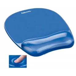 Alfombrilla para raton Fellowes color azul con reposamuñecas gel