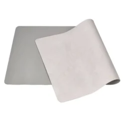 ALFOMBRILLA PARA RATON Q-CONNECT XXL SIMILCUERO GRIS BASE ANTIDESLIZANTE 800X400X2 MM