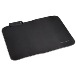 ALFOMBRILLA PARA RATON Q-CONNECT GAMING ILUMINACION LED CONEXION USB COLOR NEGRO 350X250X3 MM