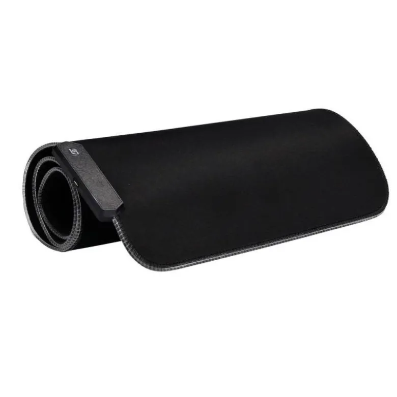 ALFOMBRILLA PARA RATON Q-CONNECT GAMING XXL ILUMINACION LED CONEXION USB COLOR NEGRO 800X300X4 MM