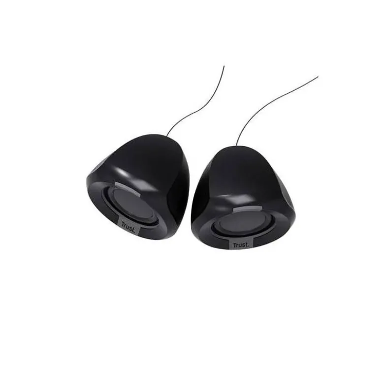 ALTAVOCES TRUST POLO 2.0 4W USB CONTROL DE VOLUMEN COLOR NEGRO