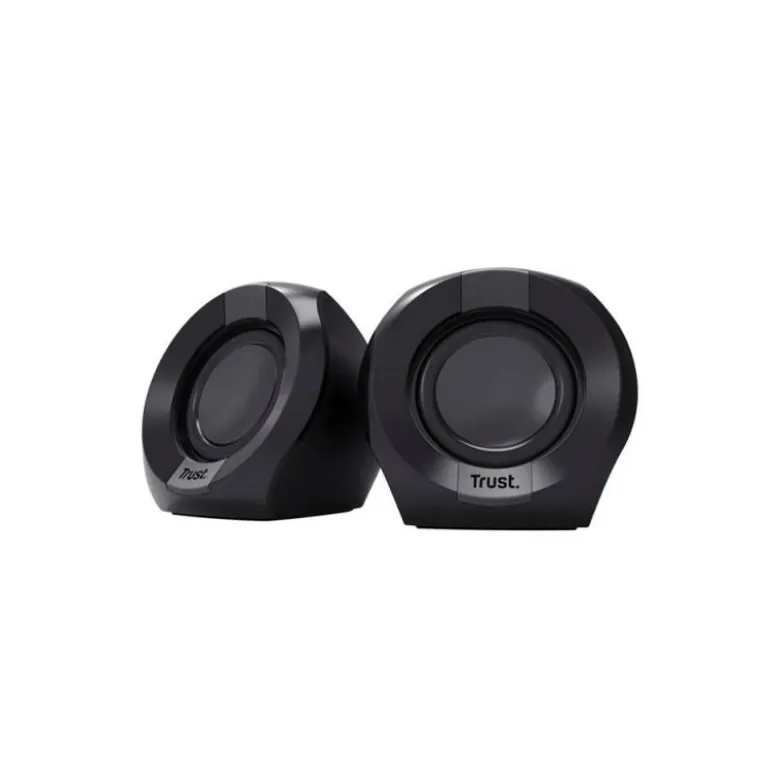 ALTAVOCES TRUST POLO 2.0 4W USB CONTROL DE VOLUMEN COLOR NEGRO