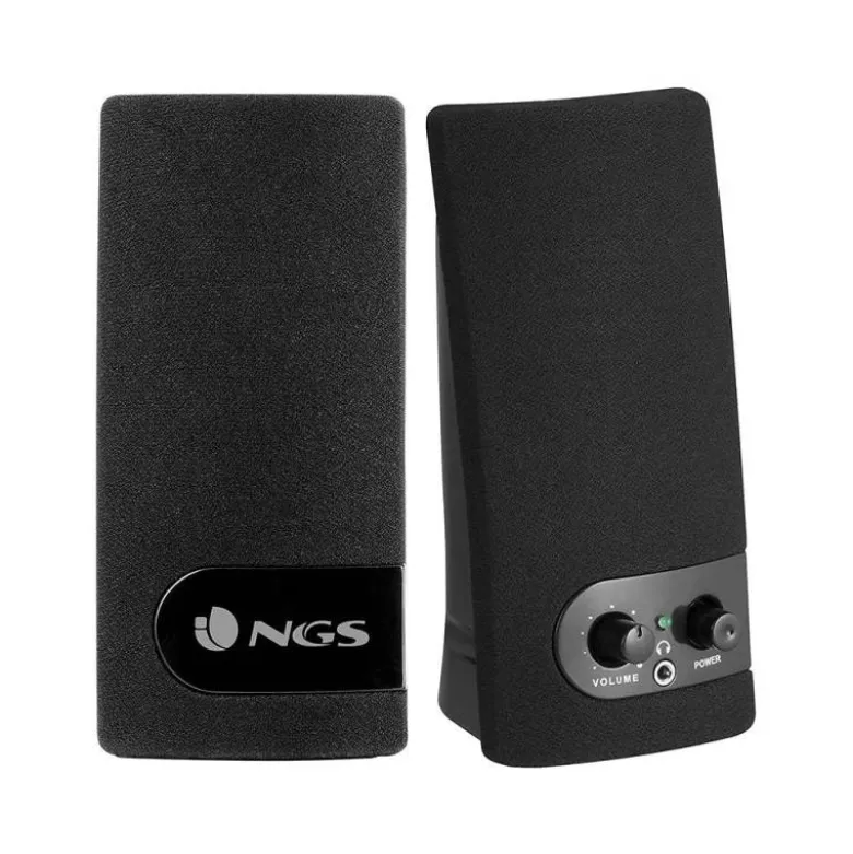 ALTAVOZ NGS MULTIMEDIA 2.0 RMS 2W ALIMENTACION USB CON INTERRUPTOR VOLUMEN COLOR NEGRO