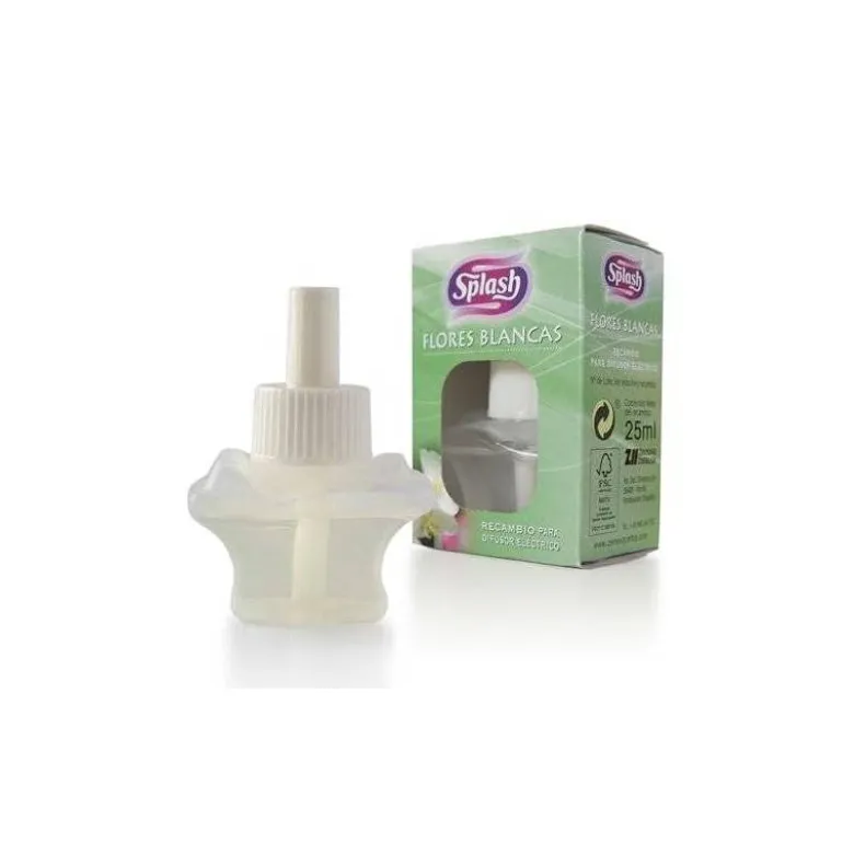 AMBIENTADOR ELECTRICO SPLASH FLORES BLANCAS RECAMBIO 25 ML