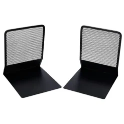 Apoyalibros metalico Q-connect color negro