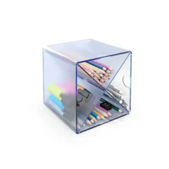 Archicubo Archivo 2000 aspa organizador modular azul transparente