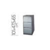 Archivador carpetas colgantes 3 cajones color gris