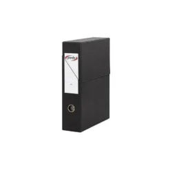 Archivador con tapa Pardo Carton Negro 335x250x80 mm