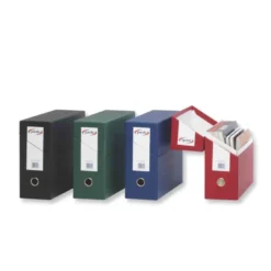 Archivador con tapa Pardo Folio color Azul 390x270x115 mm