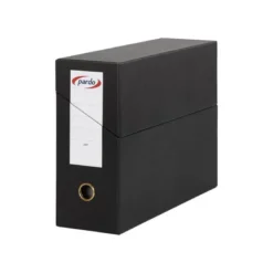 Archivador con tapa Pardo Folio color Negro 390x270x115 mm