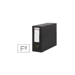 Archivador con tapa Pardo Folio color Negro 390x270x115 mm