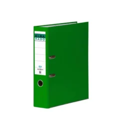Archivador de palanca Elba carton forrado tamaño folio verde lomo 80 mm rado