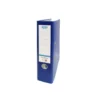 Archivador de palanca Elba Carton forrado PVC Folio Lomo de 80 mm color Azul