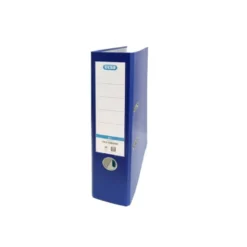 Archivador de palanca Elba Carton forrado PVC Folio Lomo de 80 mm color Azul