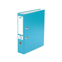Archivador de palanca Elba Carton forrado PVC Folio Lomo de 80 mm color Turquesa