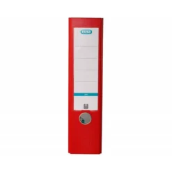 ARCHIVADOR DE PALANCA ELBA TOP CARTON COMPACTO POLIPROPILENO CON RADO DIN A4 LOMO DE 80 MM ROJO
