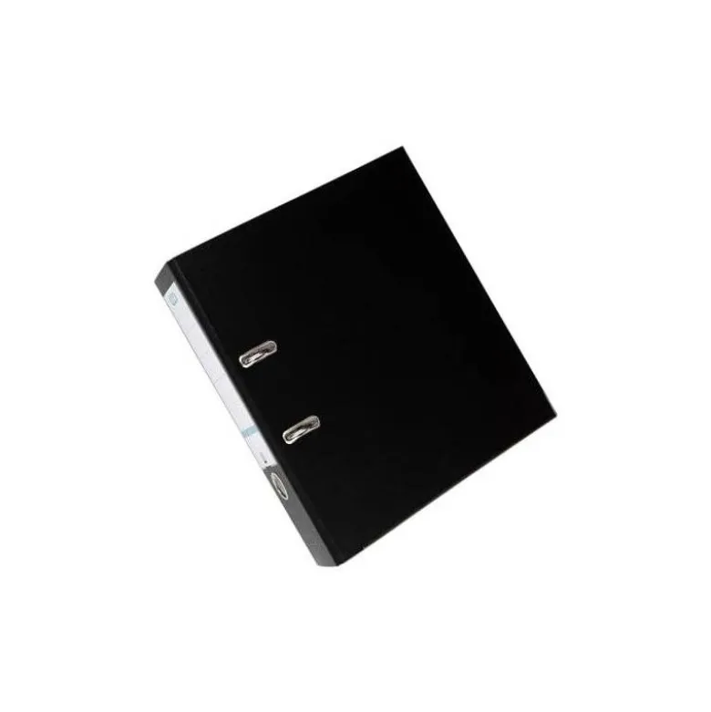 ARCHIVADOR DE PALANCA ELBA TOP CARTON COMPACTO POLIPROPILENO CON RADO DIN A4 LOMO DE 80 MM NEGRO