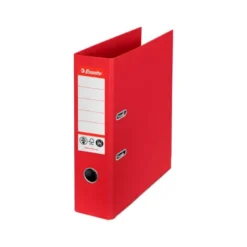 ARCHIVADOR DE PALANCA ESSELTE N 1 CO2 NEUTRAL DIN A4 CARTON FORRADO LOMO 75 MM ROJO VIVIDA