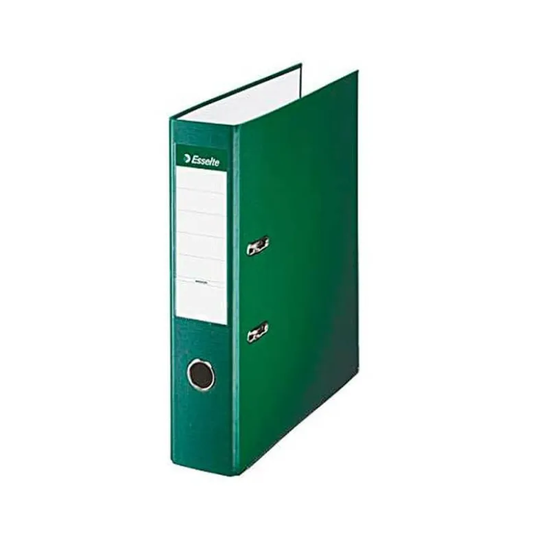 Archivador de Palanca Esselte Carton Forrado Folio Lomo de 75 mm color Verde