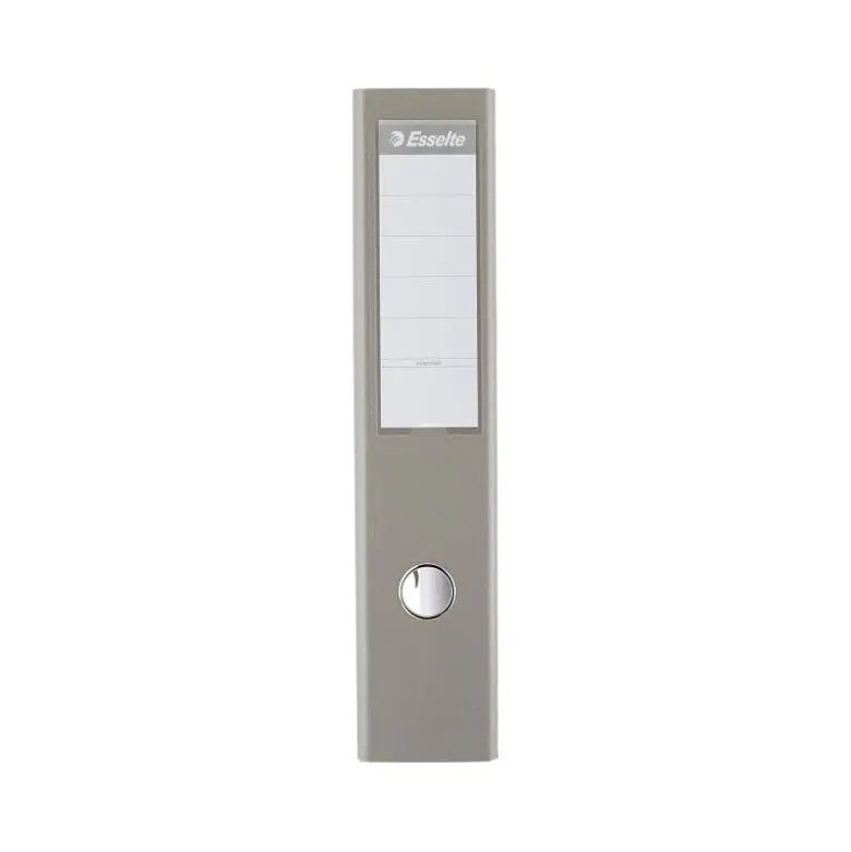 Archivador de Palanca Esselte Carton Forrado Folio Lomo de 75 mm color Gris